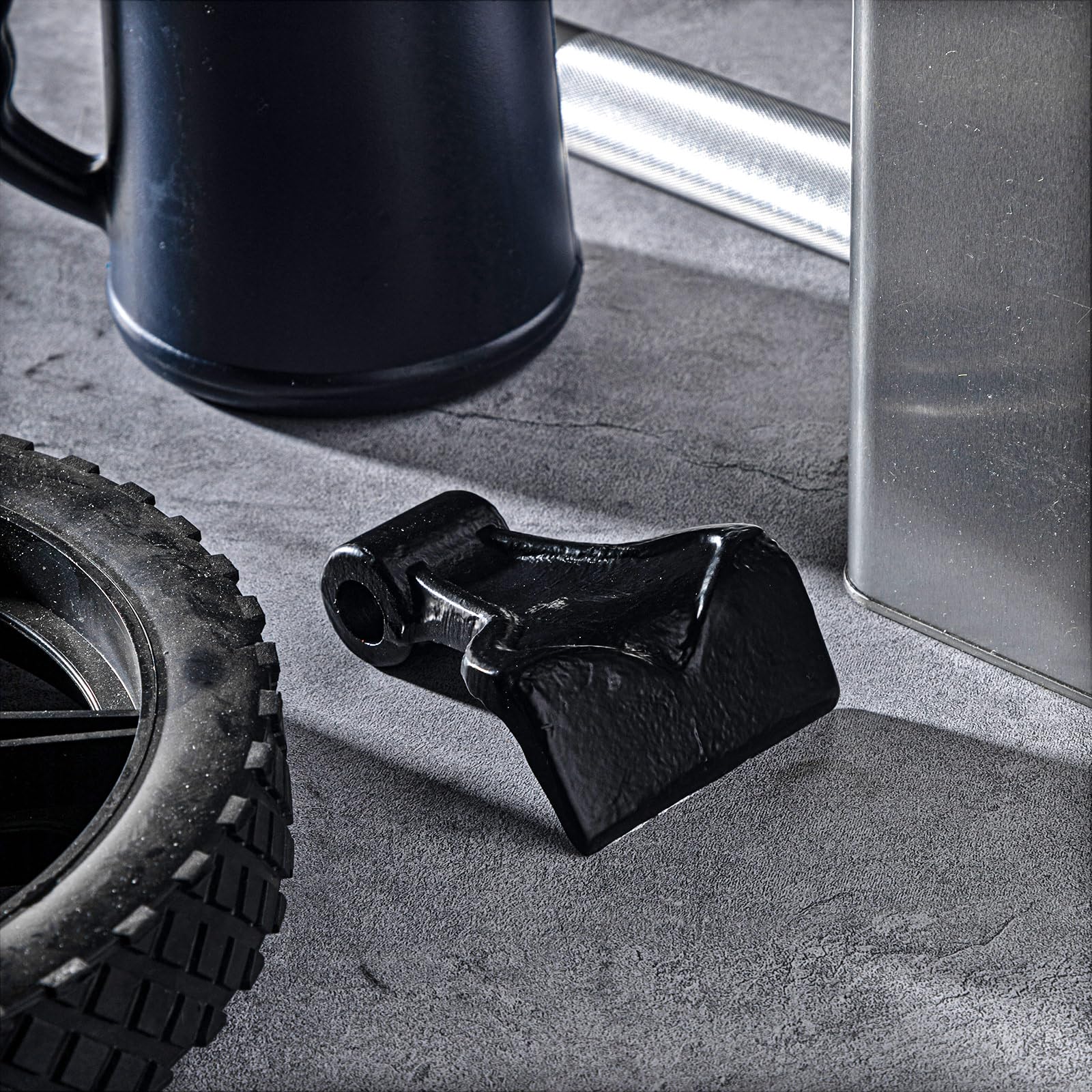 Threlaco 5 cuchillas de repuesto de acero de 3.5 pulgadas de ancho para cortacésped de tractor