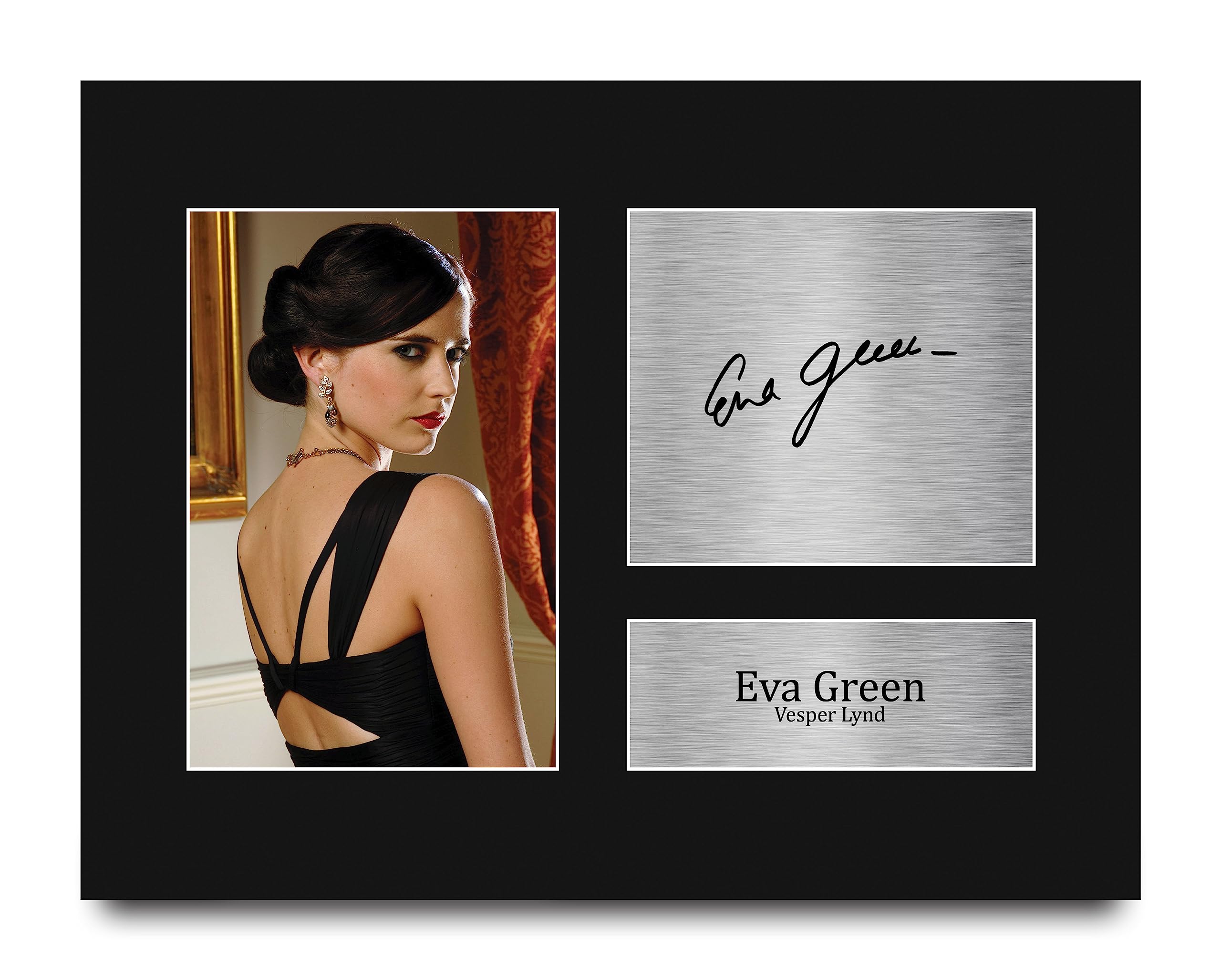 Photo 1 of **HAS A SCRATCH** HWC Trading Eva Green James Bond Casino Royale Gifts Printed Signed Autograph Picture for Movie Memorabilia Fans - US Letter Size