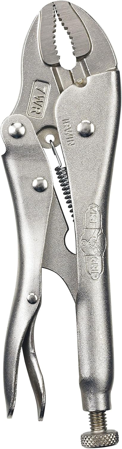 Vise Grip7-Inch Curved Jaw Locking Pliers with Cutter (VGP7WR)