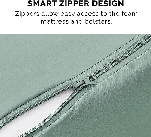 Miniatura 12 de Furhaven - Cama Pinsonic ortopédica acolchada para perros, con estampado de patas, estilo caja de huevos, en forma de L, estilo diván, de felpa y