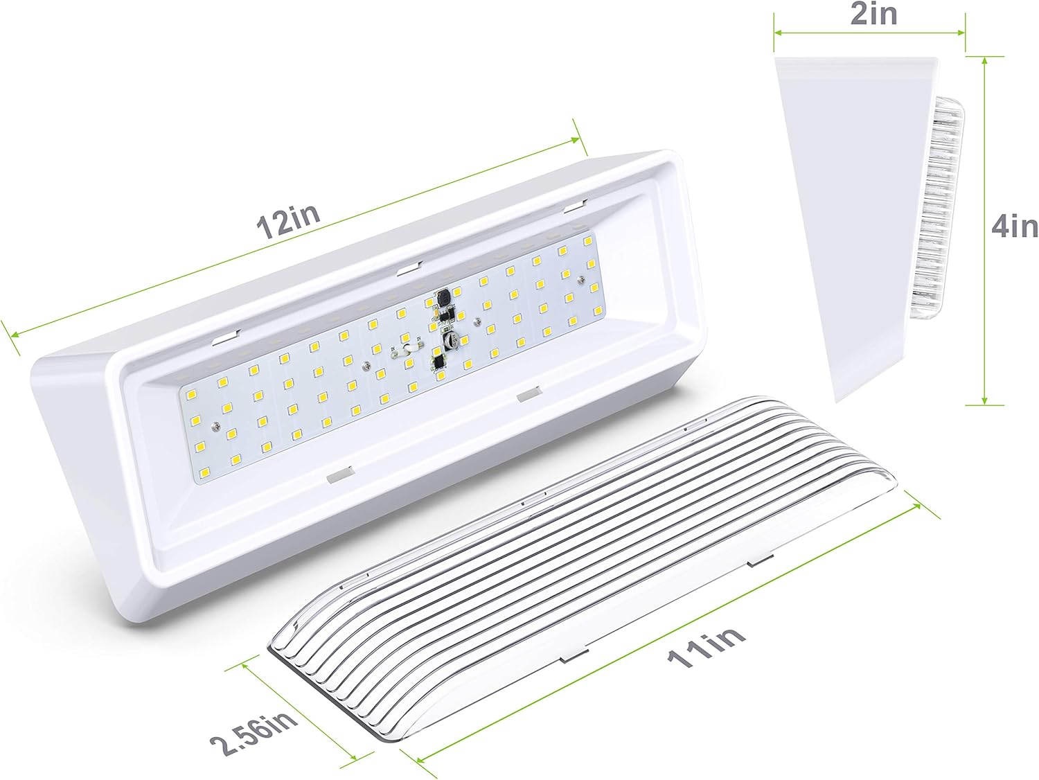 Leisure LED RV Exterior Porch Utility Light XL 12v 650 Lumen Lighting Fixture. Replacement Lighting for RVs, Trailers, Campers, 5th Wheels White Base Clear Lens (White, 1-Pack) : Automotive
