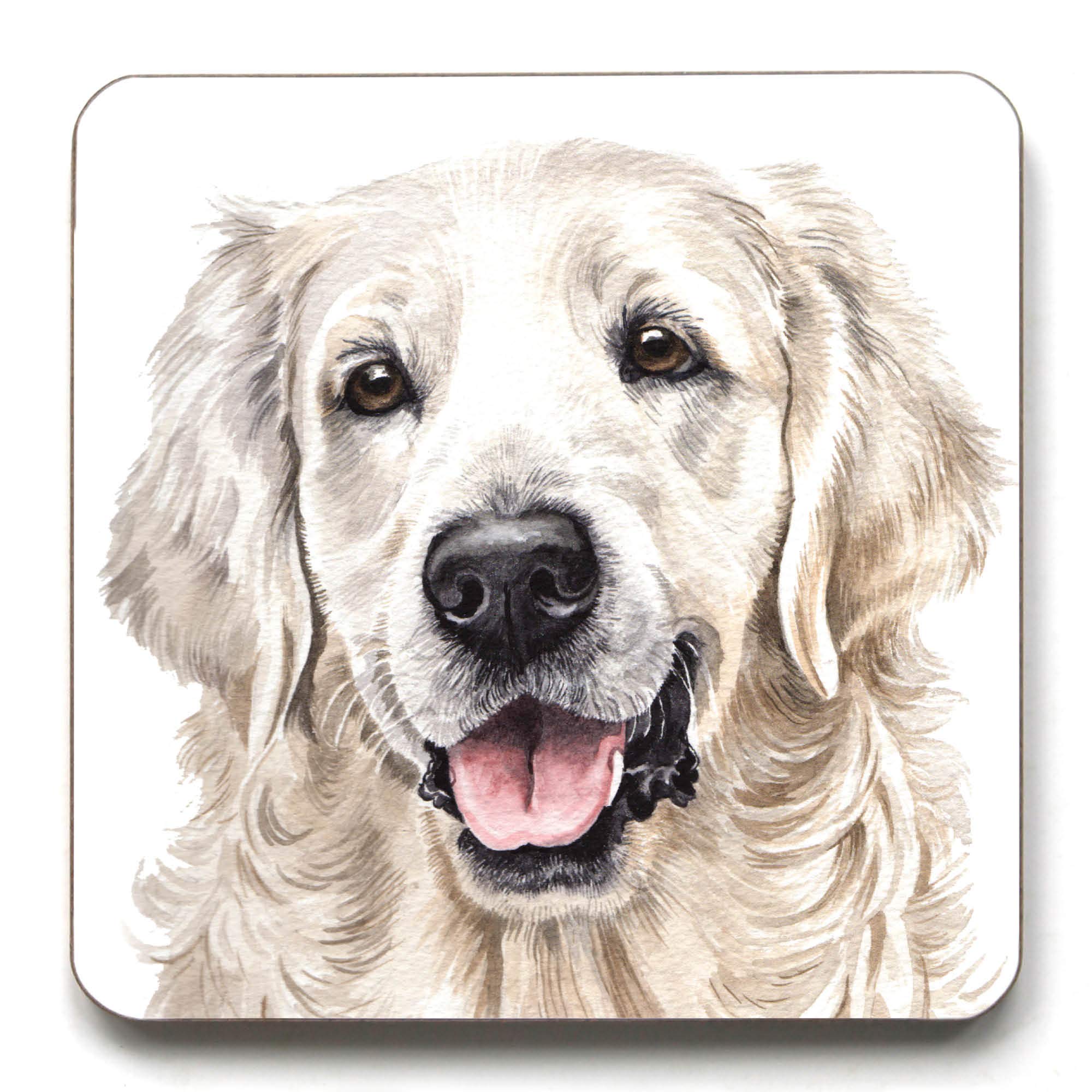 Waggydogz Golden Retriever Coaster (Cst-199)
