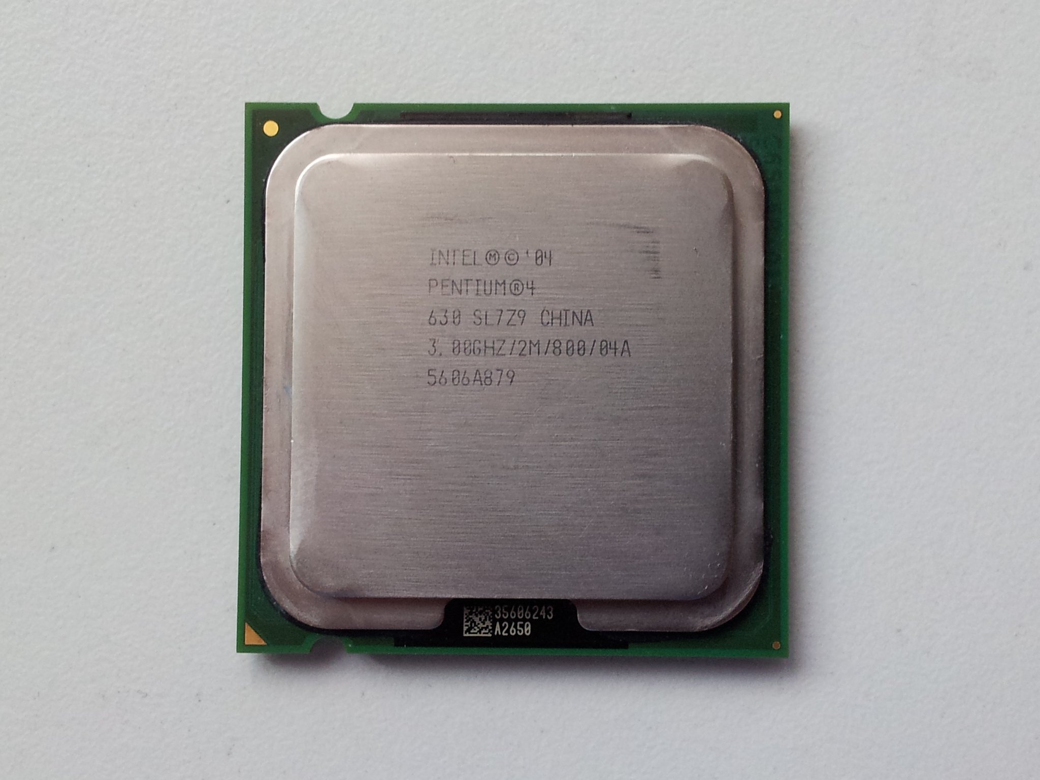 Pentium4 630 HT 3.00GHz/2MB/800/LGA775 SL7Z9 バルク rdzdsi3 Intel Pentium 4 630 3.00GHZ 2M 800 Socket 775 CPU Processor SL7Z9