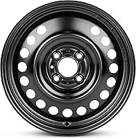 RoadReadyWheels 15 Inch Black Painted Rim for 2012-2019 Nissan Versa - OE Direct Replacement Wheel