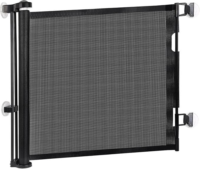 Treppenschutzgitter Ausziehbar 110x72cm - Ohne Bohren Für Kinder & Hunde