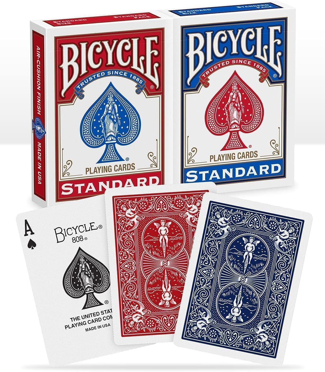 US Playing Cards Bicycle Poker Cards, Standard
