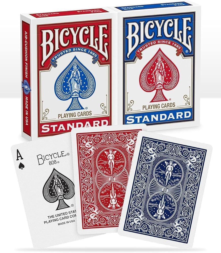 Bicycle Standard Playing Cards 13個セット Amazon.com: US Playing Cards Bicycle Poker Cards, Standard