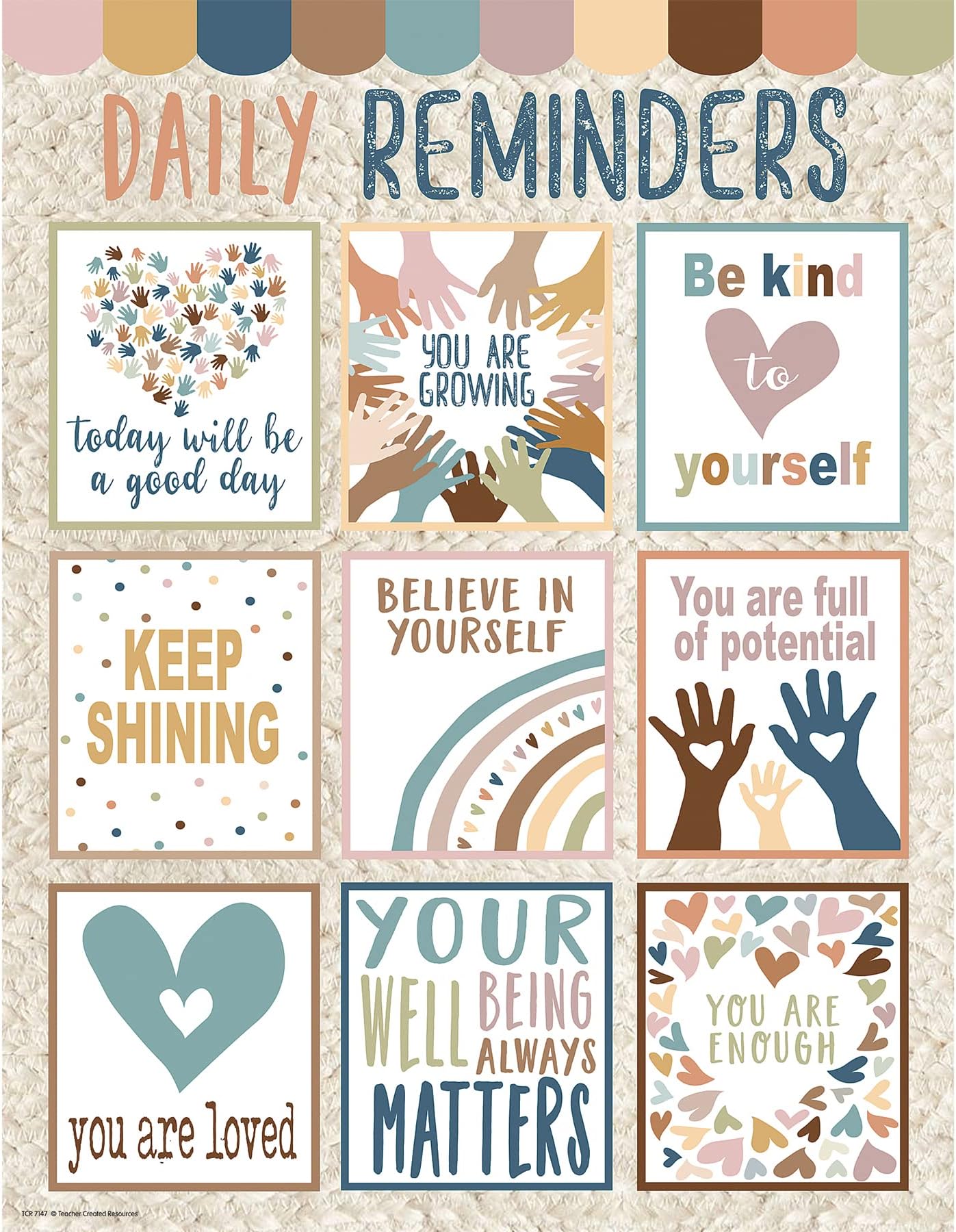 Teacher Created Resources Everyone is Welcome Daily Reminders Chart