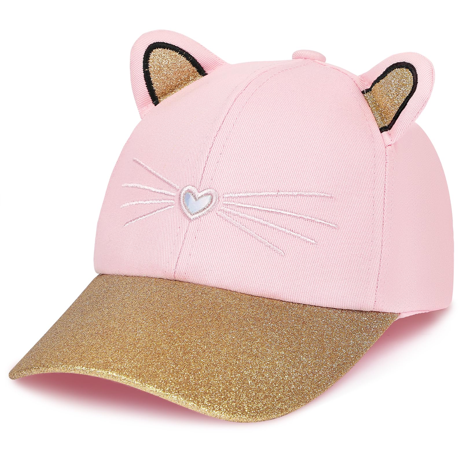 Dziecięca czapka bejsbolowa, koński ogon, czapka bejsbolowa dla dziewcząt, 52-54 cm, regulowana czapka z daszkiem, czapka z daszkiem, ochrona przed promieniowaniem UV, letnia czapka golfowa