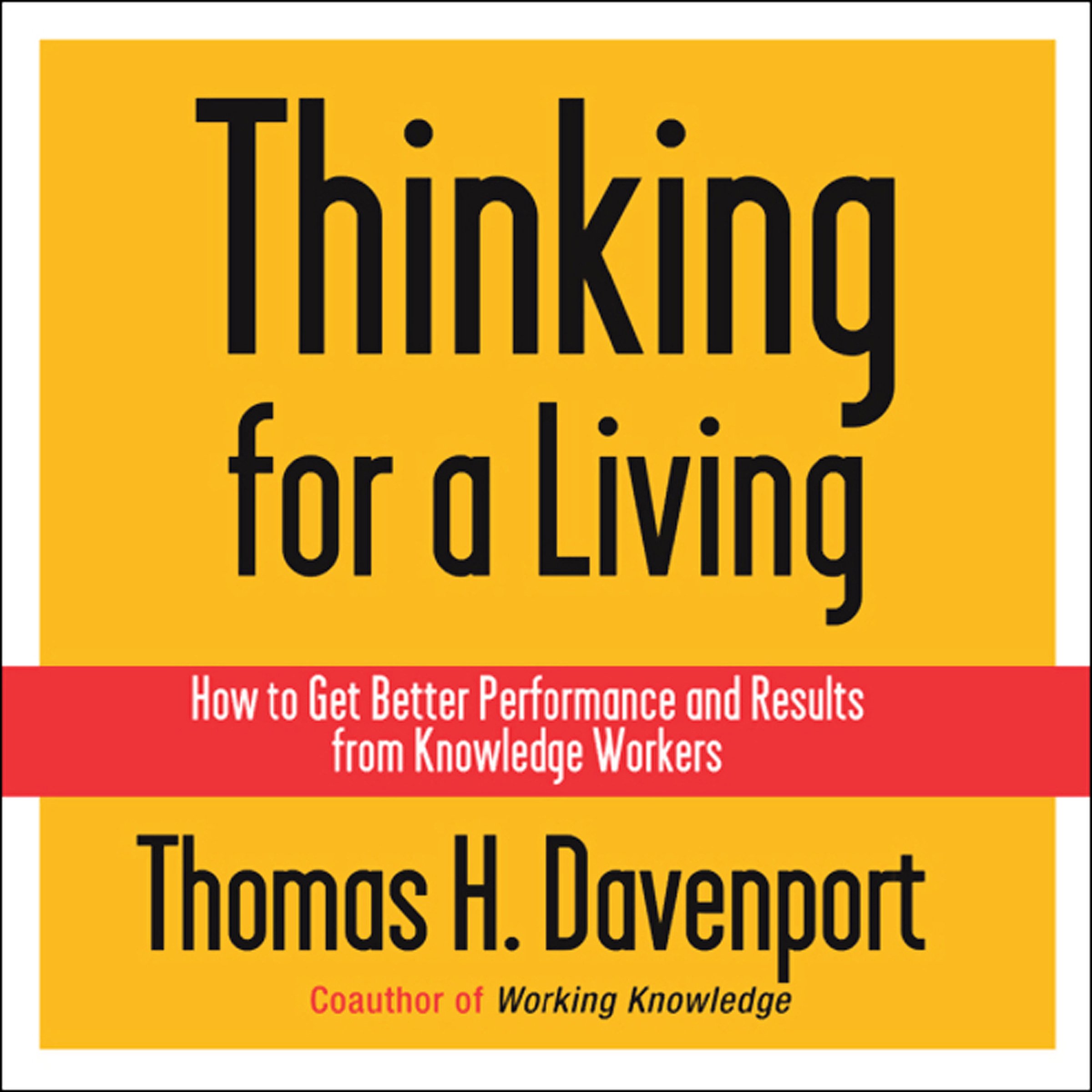 Thinking for a Living