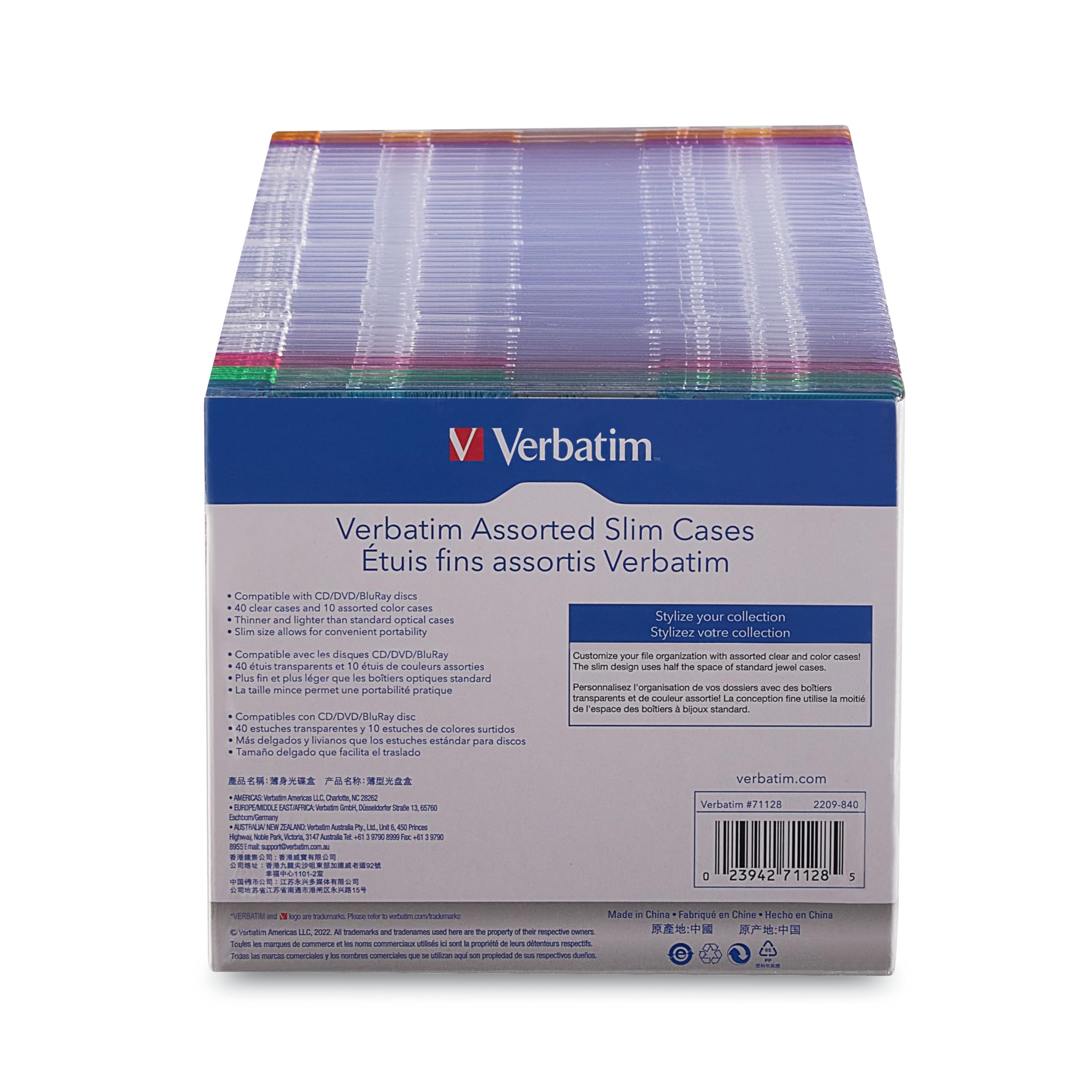 Verbatim Empty Slim Jewel Case 200 Pack