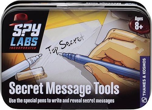 Miniatura 2 de Thames & Kosmos Spy Labs Inc herramientas de mensajes secretos intercambian información confidencial con bolígrafos secretos  Herramientas