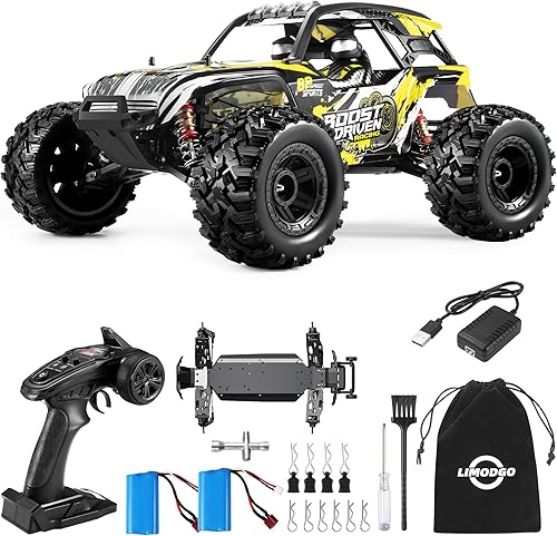Miniatura 1 de Limodgo Auto de control remoto rápido para adultos 110 grandes Hobby rc, versión de actualización de motor 550, 35 MPH, autos RC de alta velocidad,