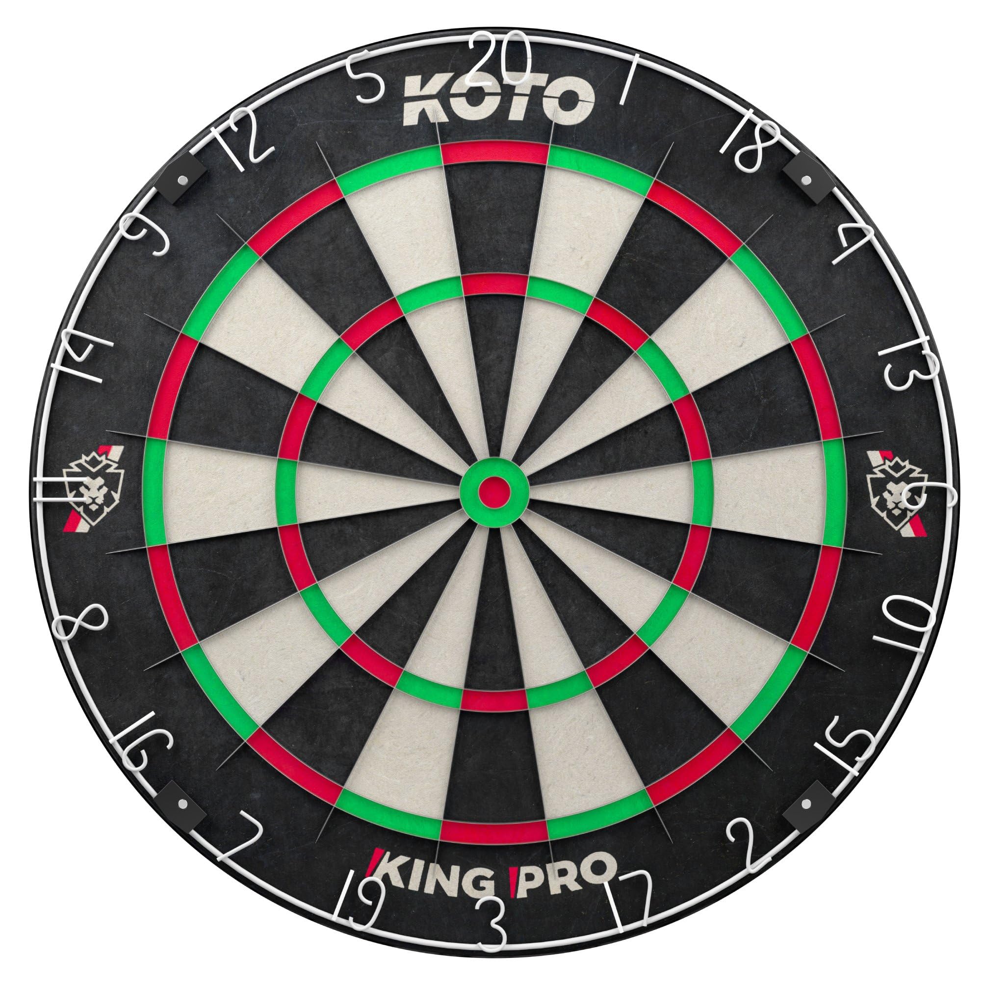 KOTO darts King Pro Target, Official Tournament Size, Thin Wiring, Red Figure Ring, Easy Installation, Professional and Affordable