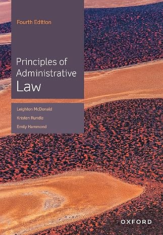 Principles of Administrative Law : McDonald, Rundle, Hammond: Amazon ...
