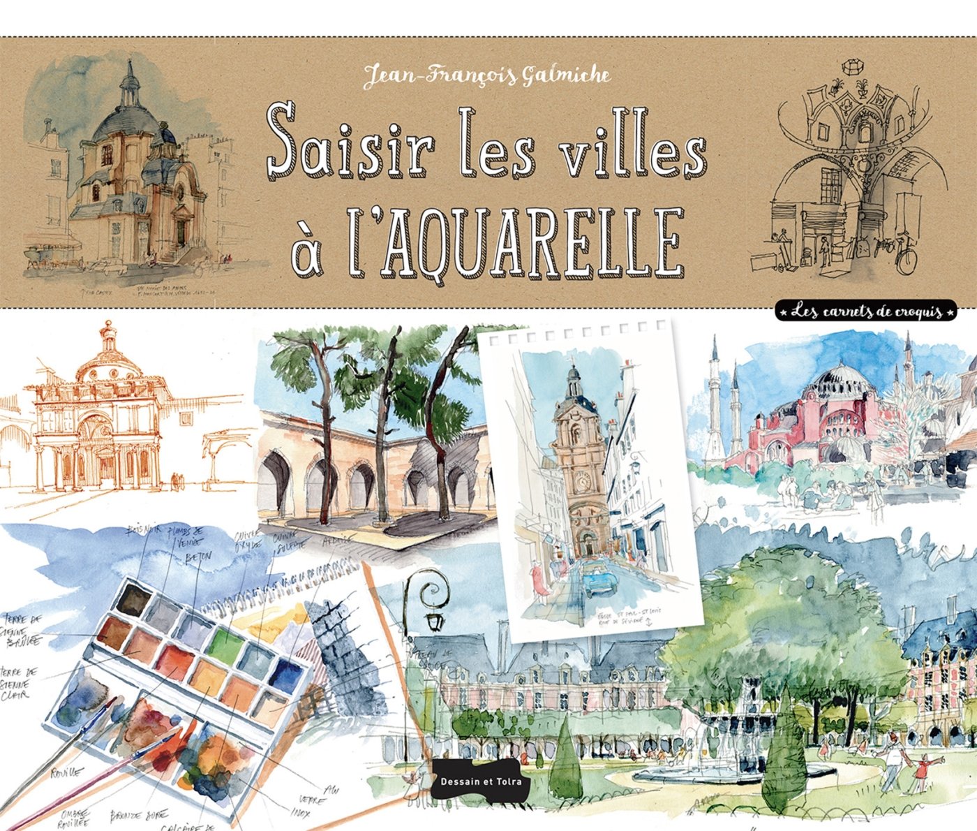 Saisir les villes à l'aquarelle technique dessin architecture
