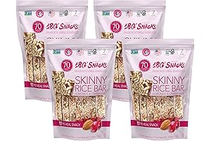 Skinny Rice Bars with Almonds and Himalayan Salt | 180 Non Food...