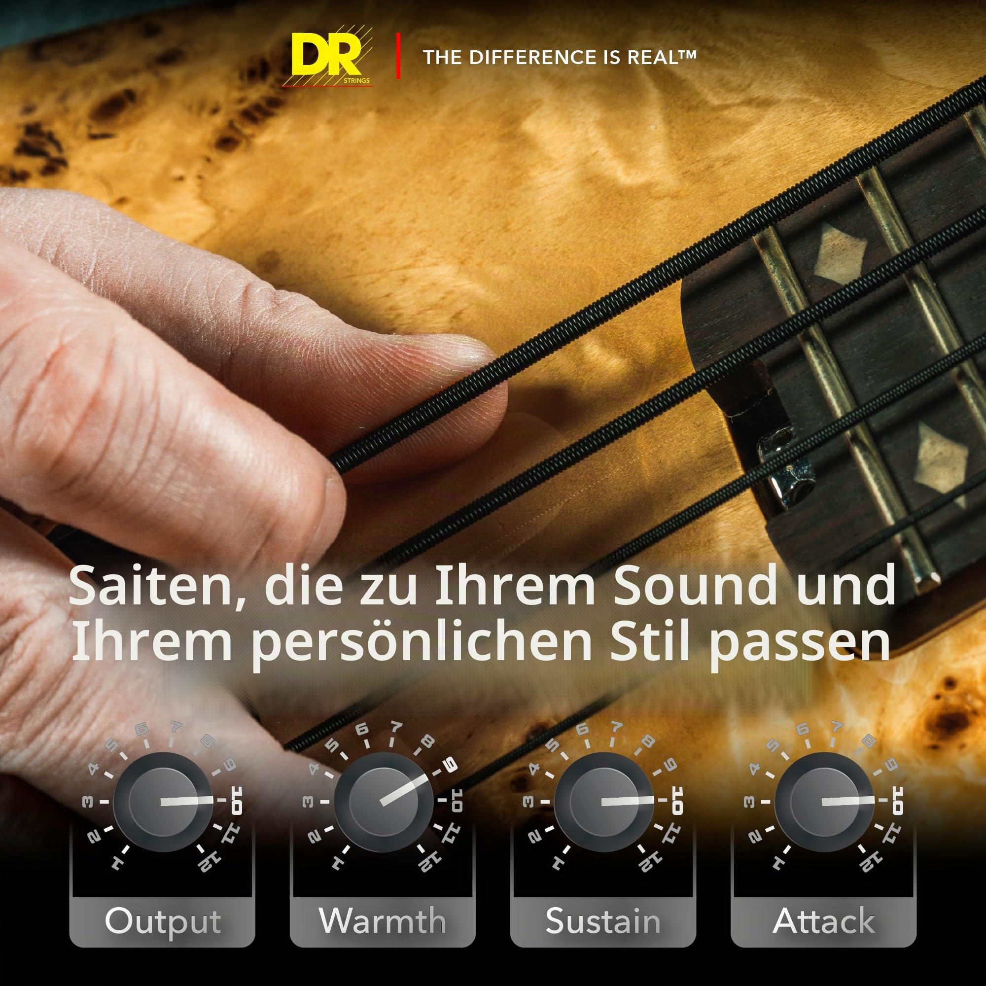 DR Black Beauties Bass 5 Saiten 45-130 | K3 Beschichtung, Langlebig, Korrosionsschutz, Kraeftiger Sound, Made in USA
