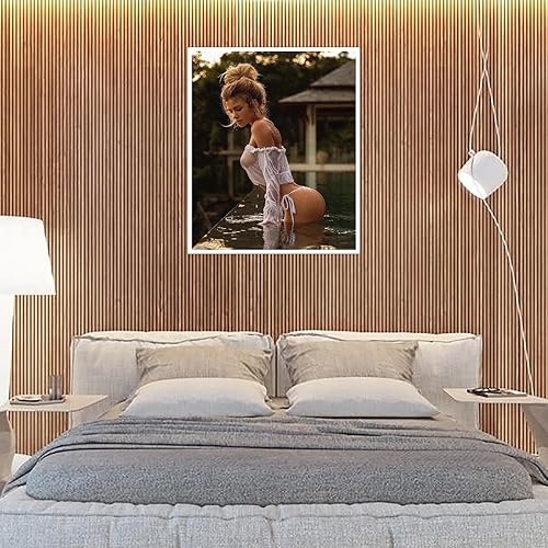 Miniatura 5 de ENSEAL Póster de bikini para niñas, modelos sexys, impresiones en lienzo, modelo de fitness, arte de pared para decoración de oficina en casa, sin