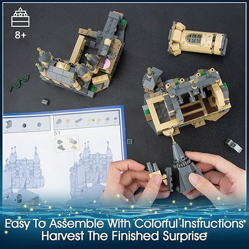 Miniatura 4 de Magic Harry Castle - Juego de bloques de construcción de arquitectura educativa, juguetes coleccionables de Harry para adultos y niños a partir de 8