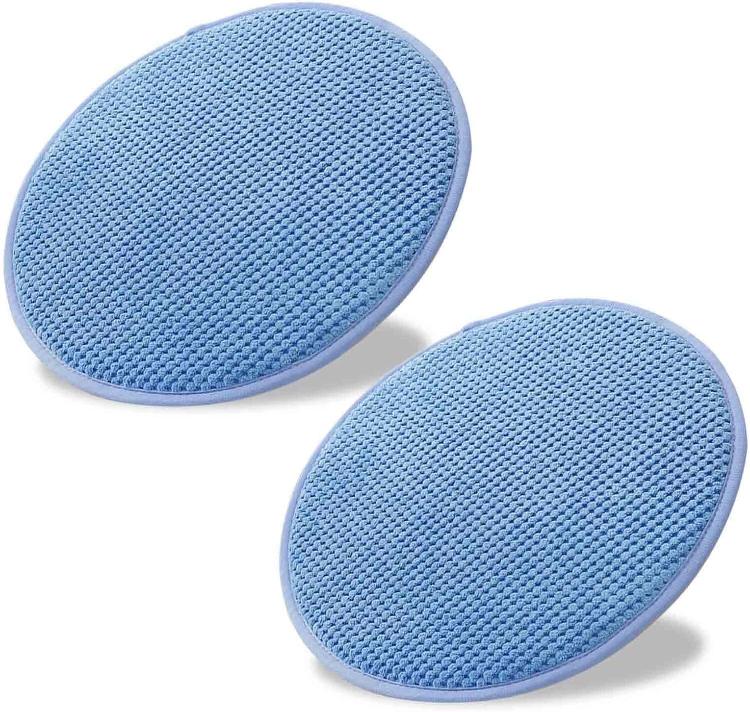 Coussin de tabouret rond lavable en machine lot de 2 ou 4 pièces