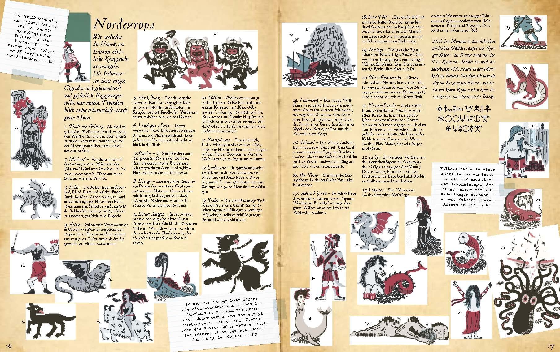 Atlas der Fabelwesen: Sagen, Legenden, Mythen aus aller Welt
