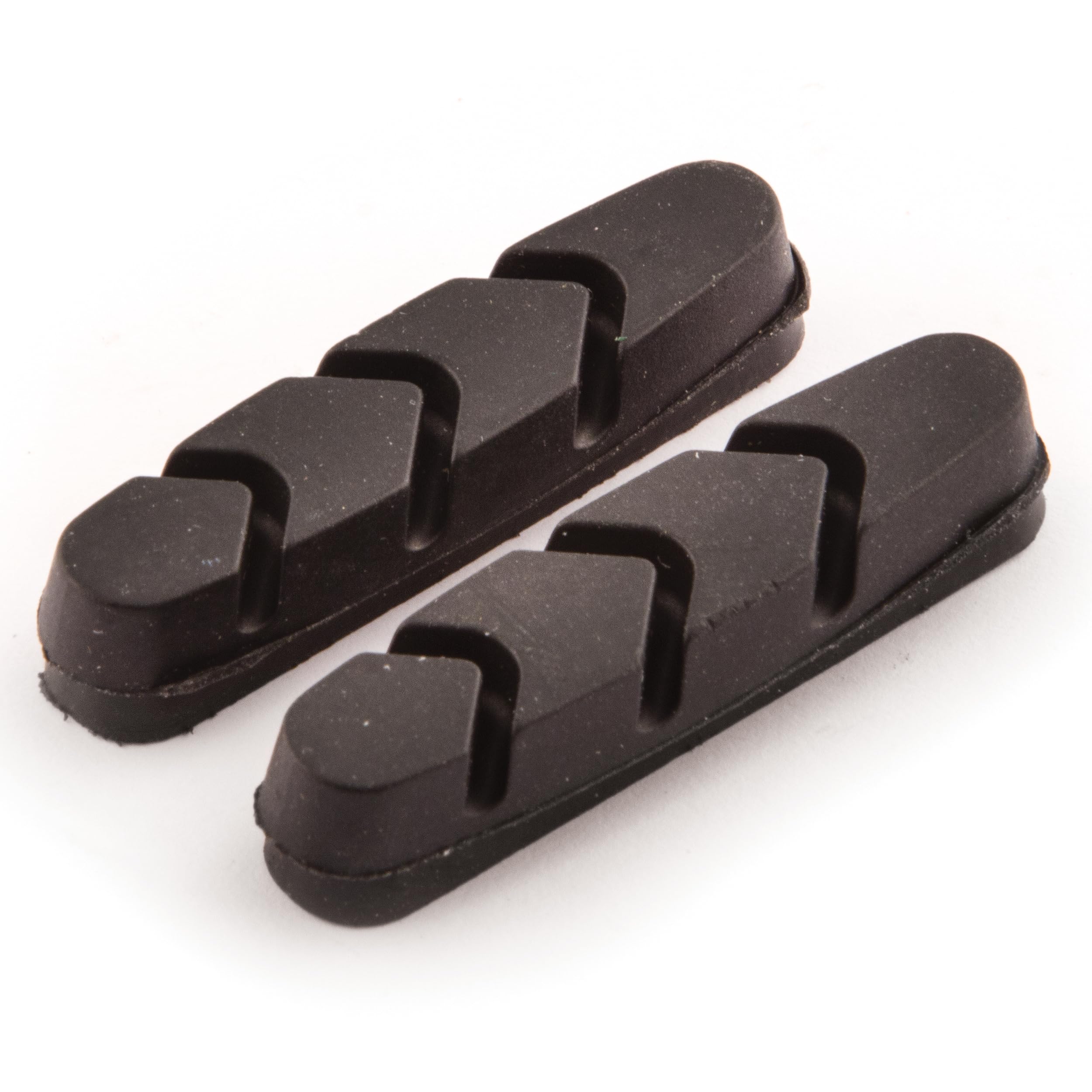 Clarks Elite Road Bike Replacement Brake Cartridges - Pair of 52mm Synthetic Brake Pads for Campagnolo, Record Athena and Chorus Road Bikes, Black