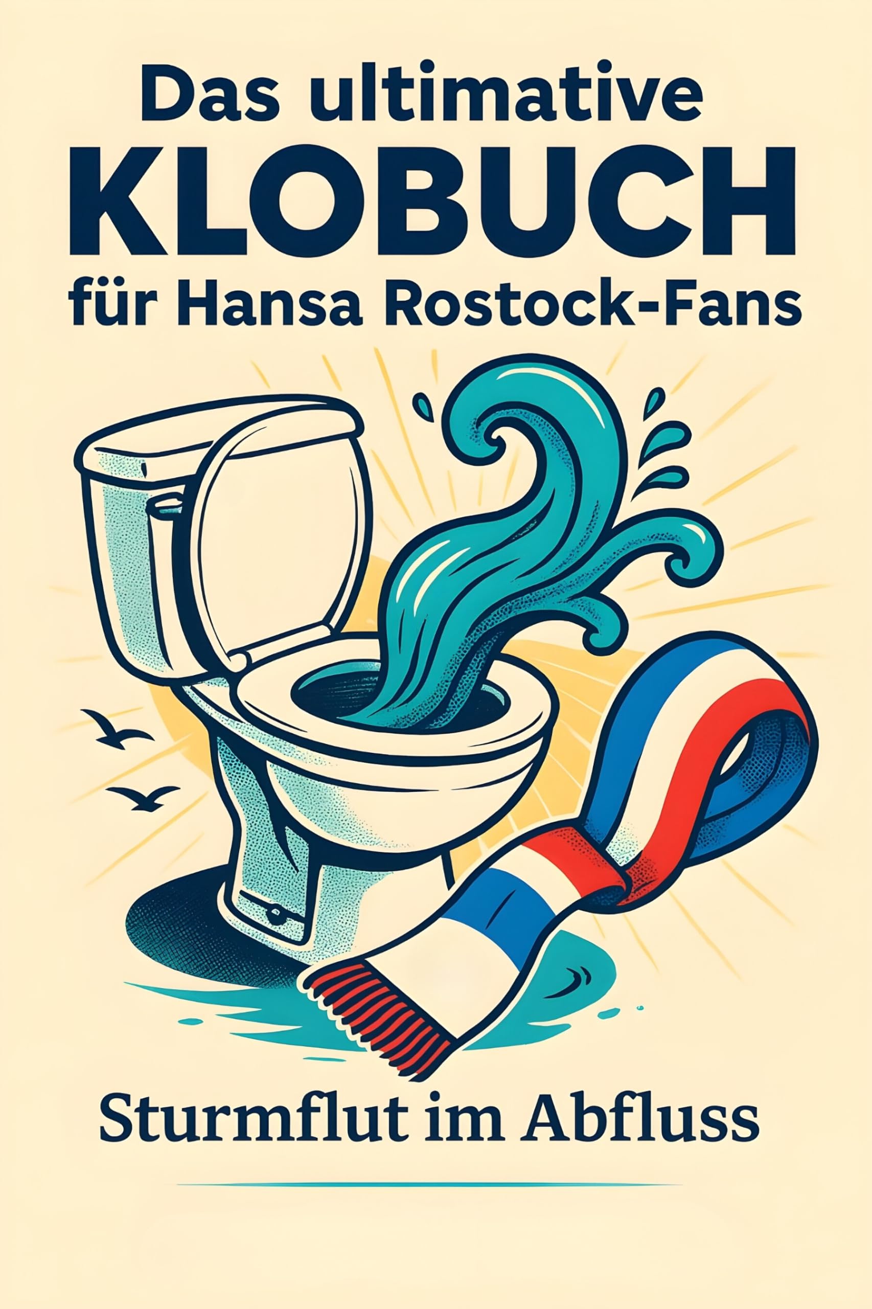 Das ultimative Klobuch für Hansa Rostock-Fans: Sturmflut im Abfluss. Lustiges Geschenk mit Lifehacks, Fun Facts und Geschichten