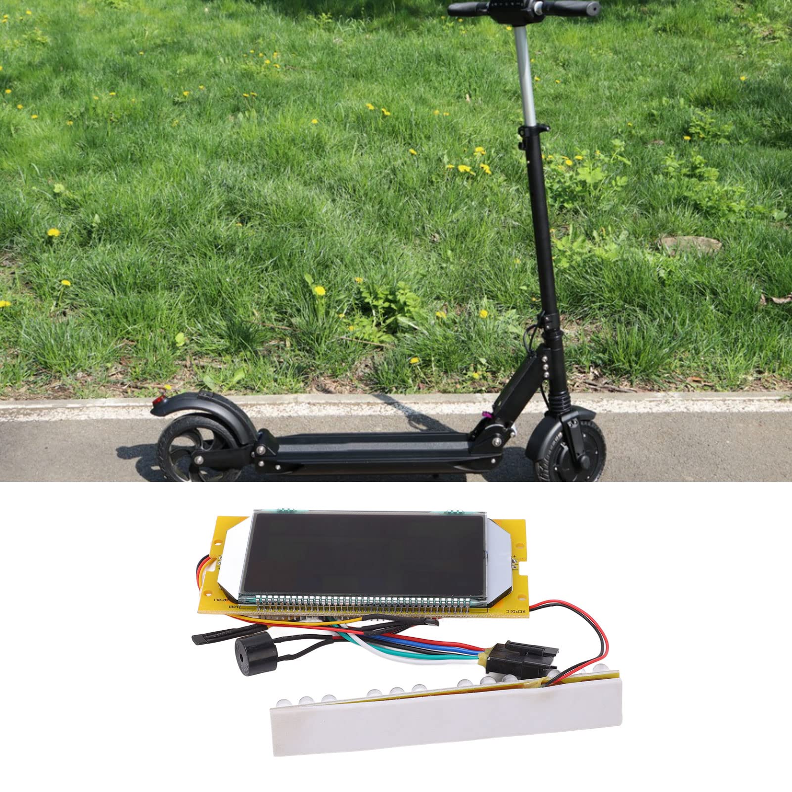 Ekran Wyświetlacza Hulajnogi Elektrycznej 36 V, Panel Sterowania Wyświetlaczem Roweru E Wodoodporny Wyświetlacz LCD Silnika Elektrycznego Roweru do Hulajnogi Elektrycznej