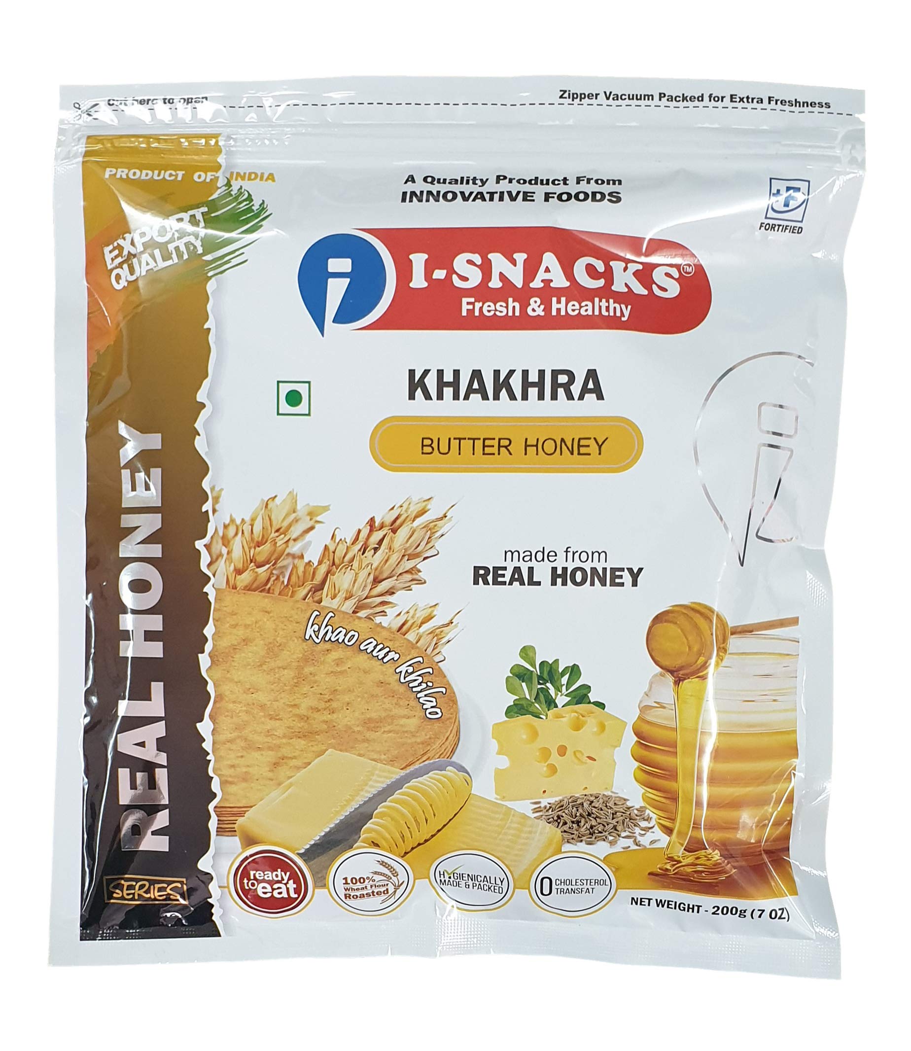 I-SNACKS Butter Honey KHAKHRA