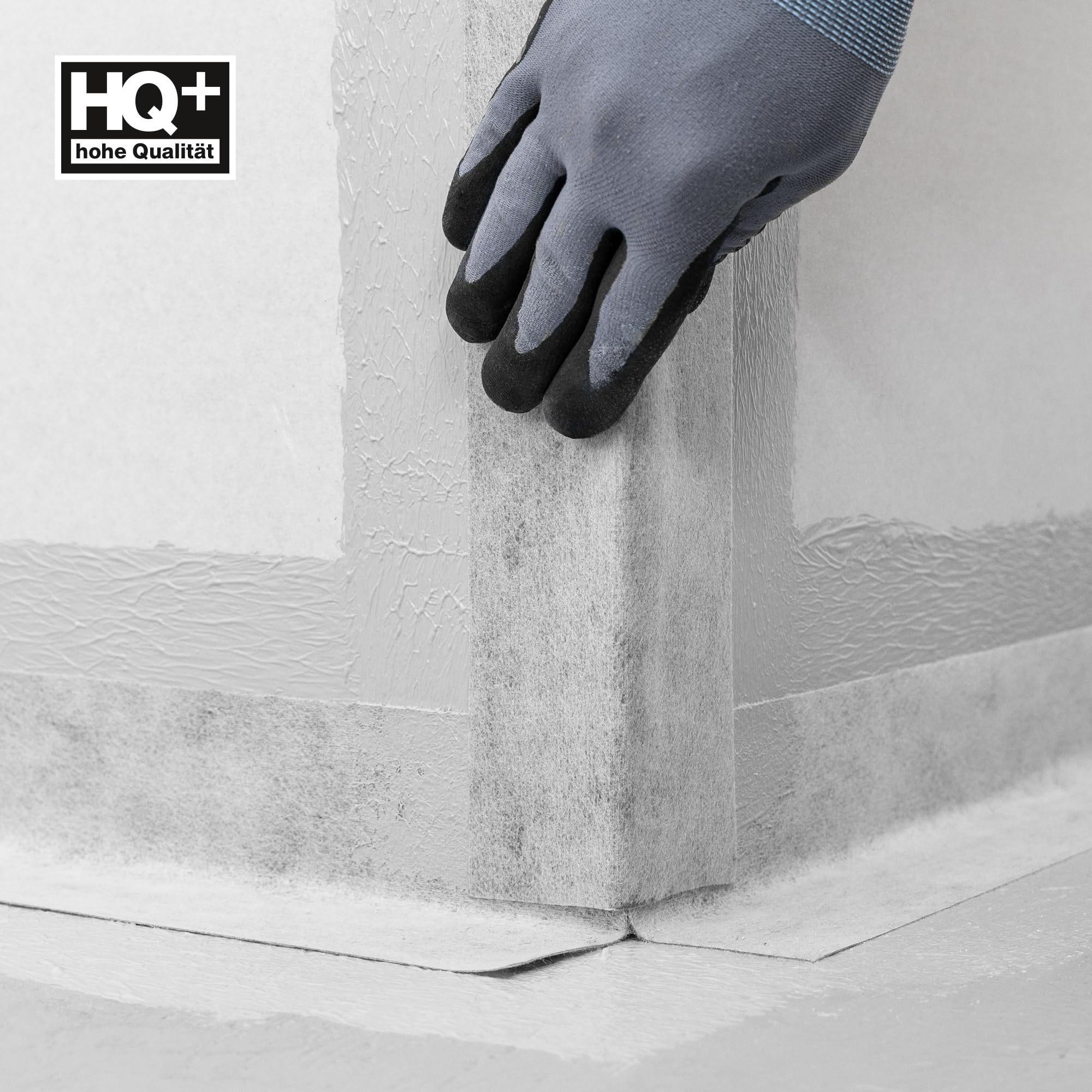 Isolbau Dichtband P3 Grau - 200 m Abdichtband Wasserdichtes Dichtungsband für Sanitär, Dusche, Bad und Fliesen, Balkon und Terrasse, Abdichtung für Innen- & Außenbereich Isolierung - 120 mm