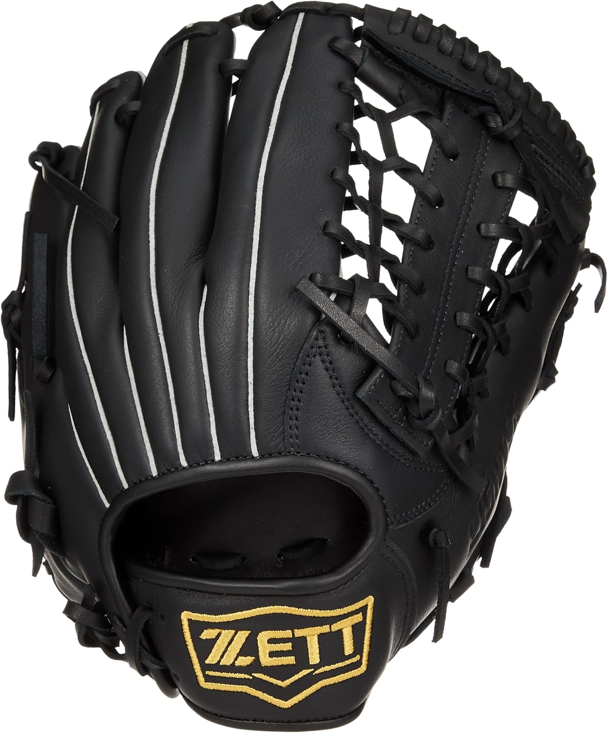 ZETT BSGB3910L Soft Baseball/Softball Grab, Writex, Right Throw, Black (1900)