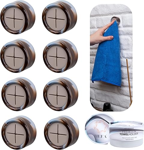 Vista 43 de HEFA Toallero, ganchos para toallas, soporte para toallas de platos, organización de cocina, accesorios de baño, gancho para toallas de cocina