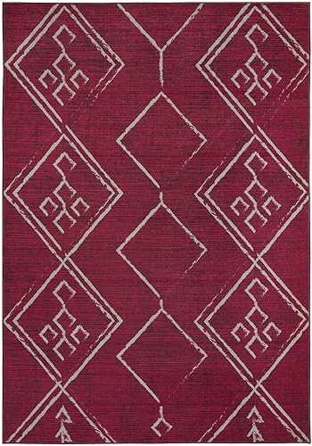 Miniatura 102 de Alfombra lavable a máquina con parte trasera antideslizante y resistente a las manchas, respetuosa con el medio ambiente, apta para familias y