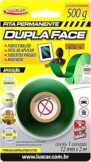 Luxcar - Fita Dupla Face Automotivo Rolo 2MTS