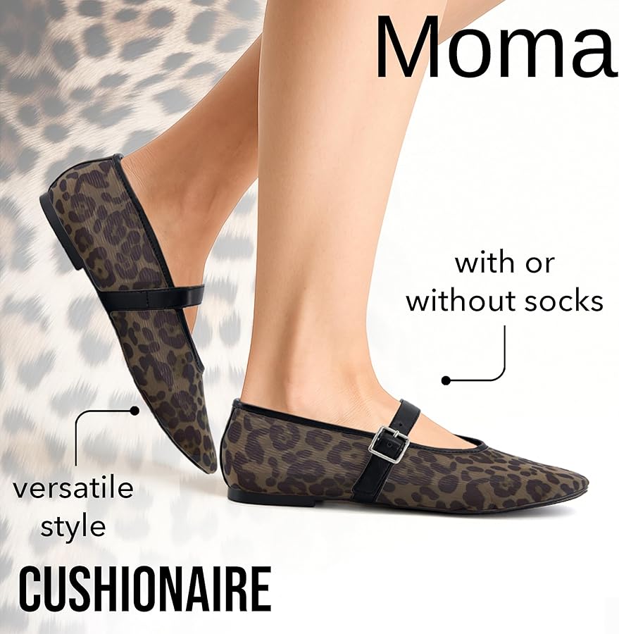 Amazon.com | CUSHIONAIRE Moma Women's Leopard Print Mesh