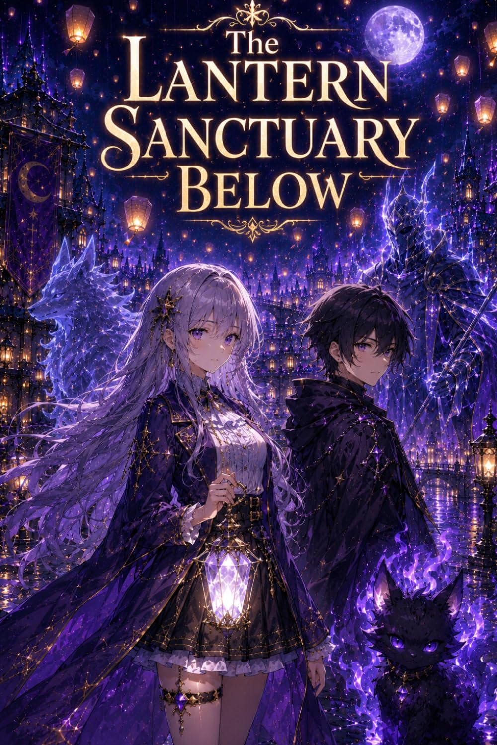 The Lantern Sanctuary Below: A Fantasy Anime Adventure with Hidden Sanctuaries, Celestial Magic, Shadow Realms, Underground Guardians, and Epic Magical Action
