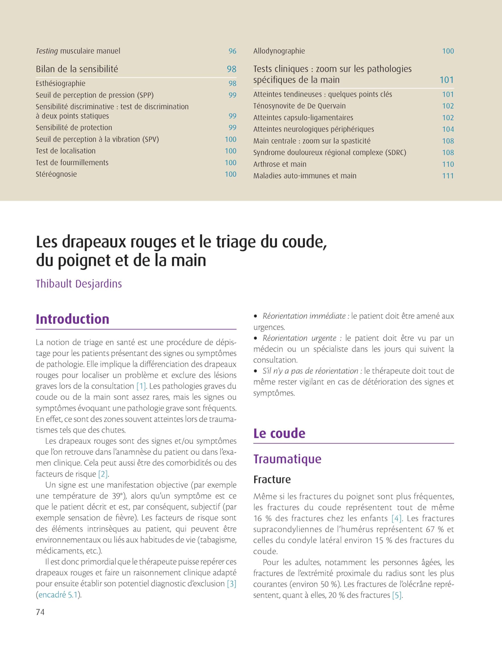 Thérapie manuelle du coude, du poignet et de la main: Expertise neuro-musculo-squelettique