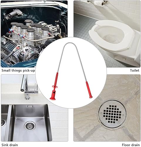 Miniatura 5 de SUPERYO Herramienta magnética de recogida de garra, agarrador de garras flexible iluminado para recoger basura, hogar, fregadero y jardín