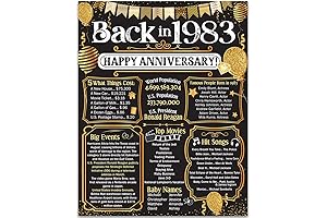 41st Anniversary Party Decorations - Remembering The Year 1983