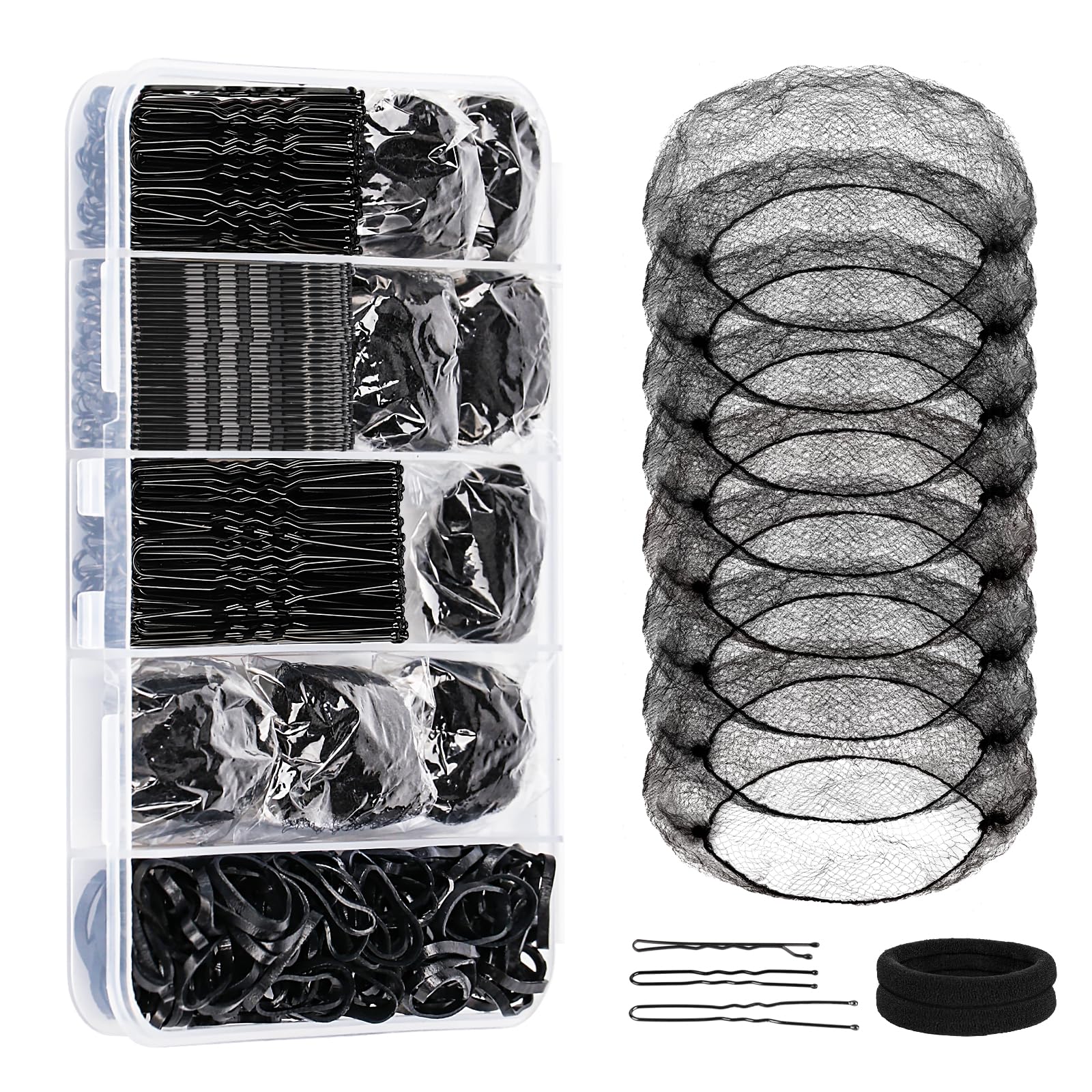 Ballet Bun Hair Accessories Kit - Dance Hair Kit -9