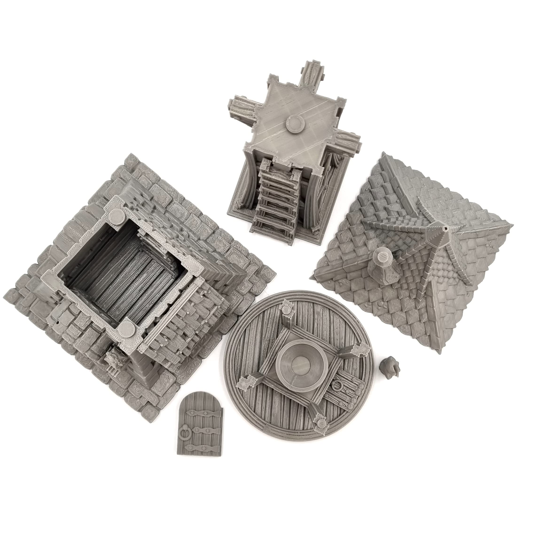 QP3D Hemlock Cottage House - Maisonnette Paysage Fantastique 28-32mm Impression 3D Pour Wargame Et RPG