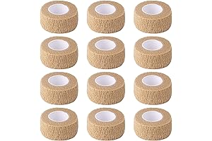 jiakai 1-Inch Jiakai Bandages: Elastic, Self-Adhesive for Easy Use