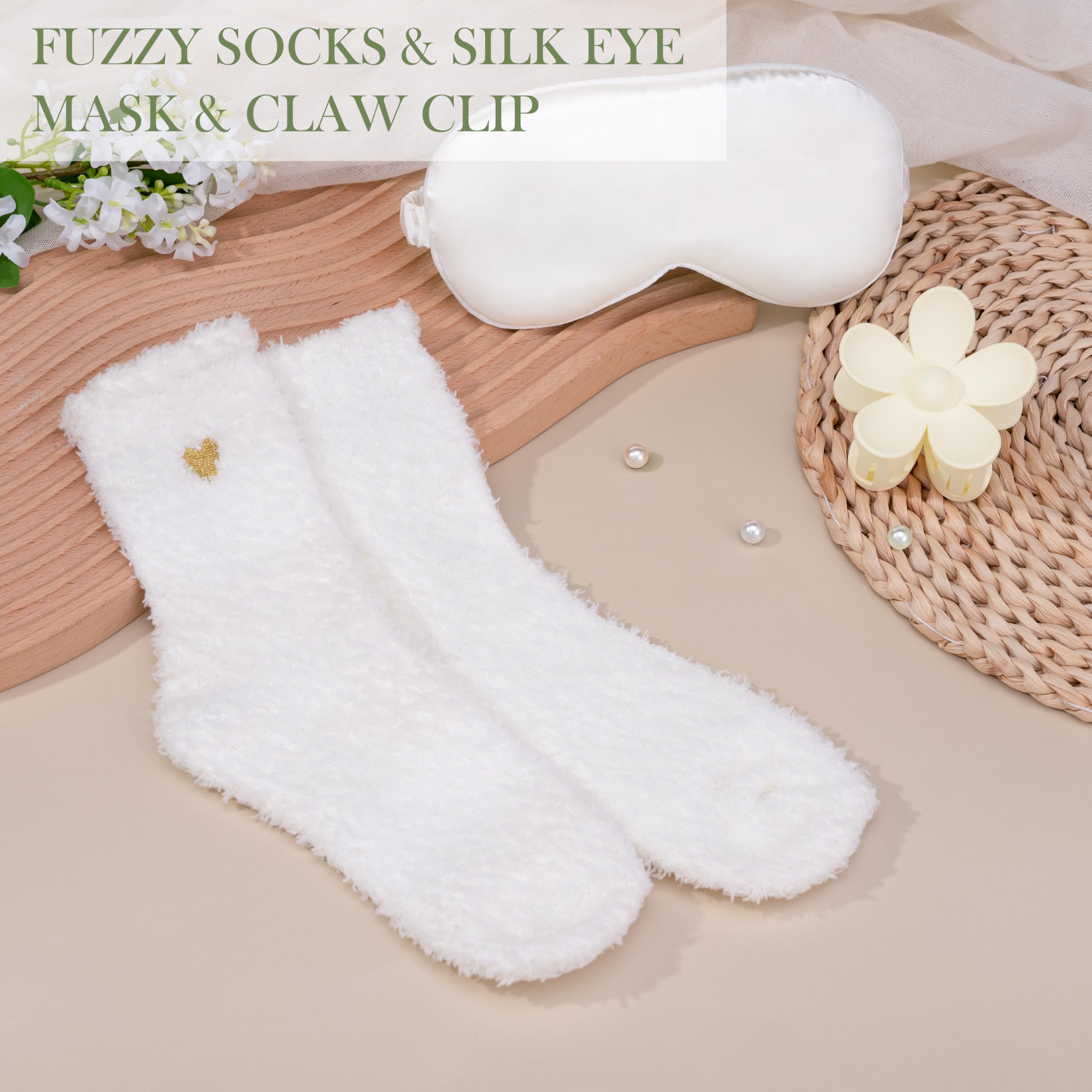 Regalos de cumpleaños para mujeres, paquete de cuidado personal Get Well Soon, canastas de regalo de color marfil, juego de regalo de condolencias, regalos únicos de Navidad para mujeres, mamá, su