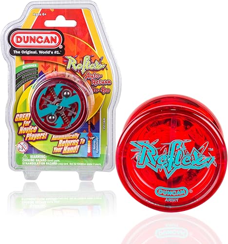 Duncan Reflex - Yo-Yo con retorno automático y truco de cuerda para principiante Rojo,Azul,Verde,Los colores pueden variar