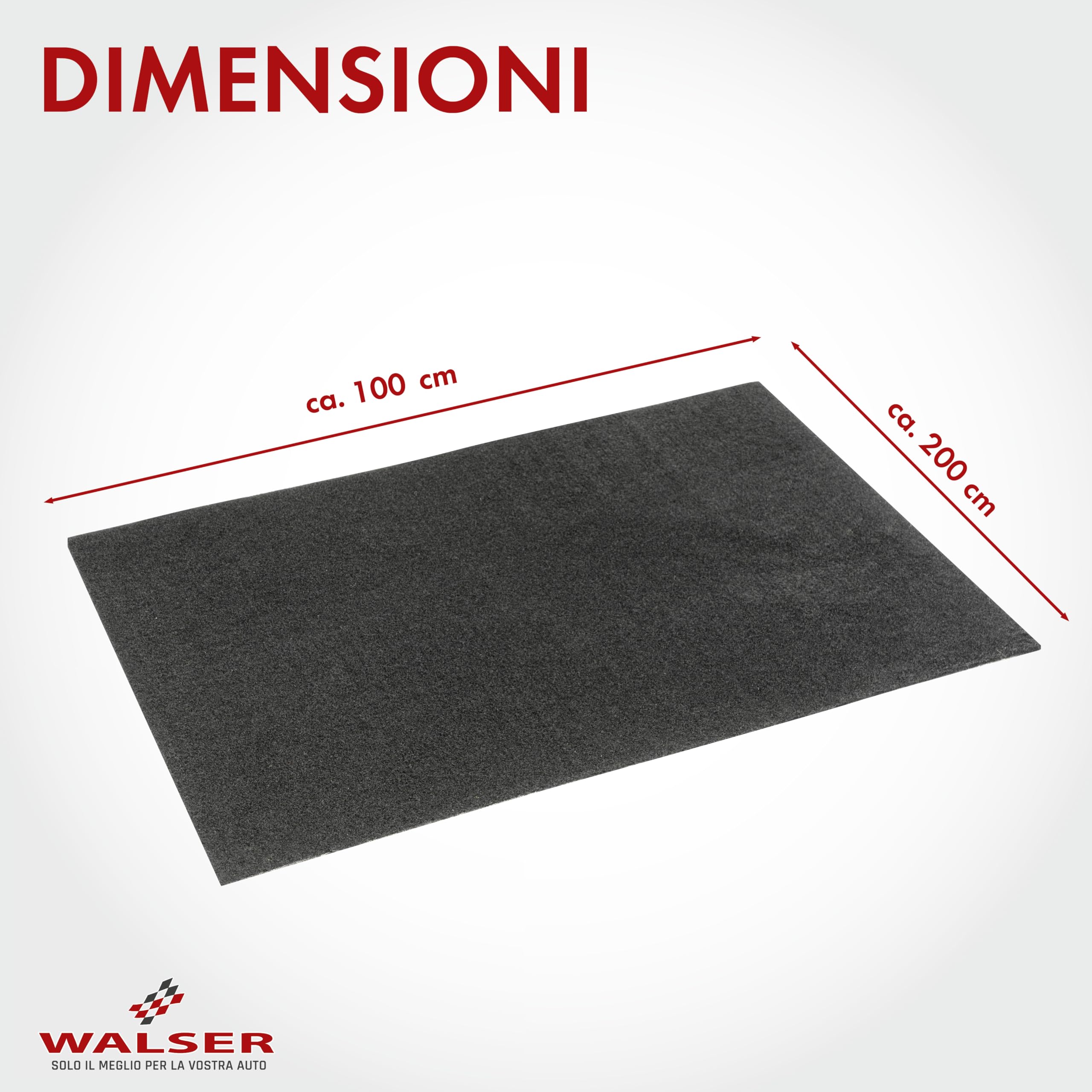 Walser Tappetino Premium per la Raccolta dell'olio 100x200 cm, sottotappeto per banco da Lavoro