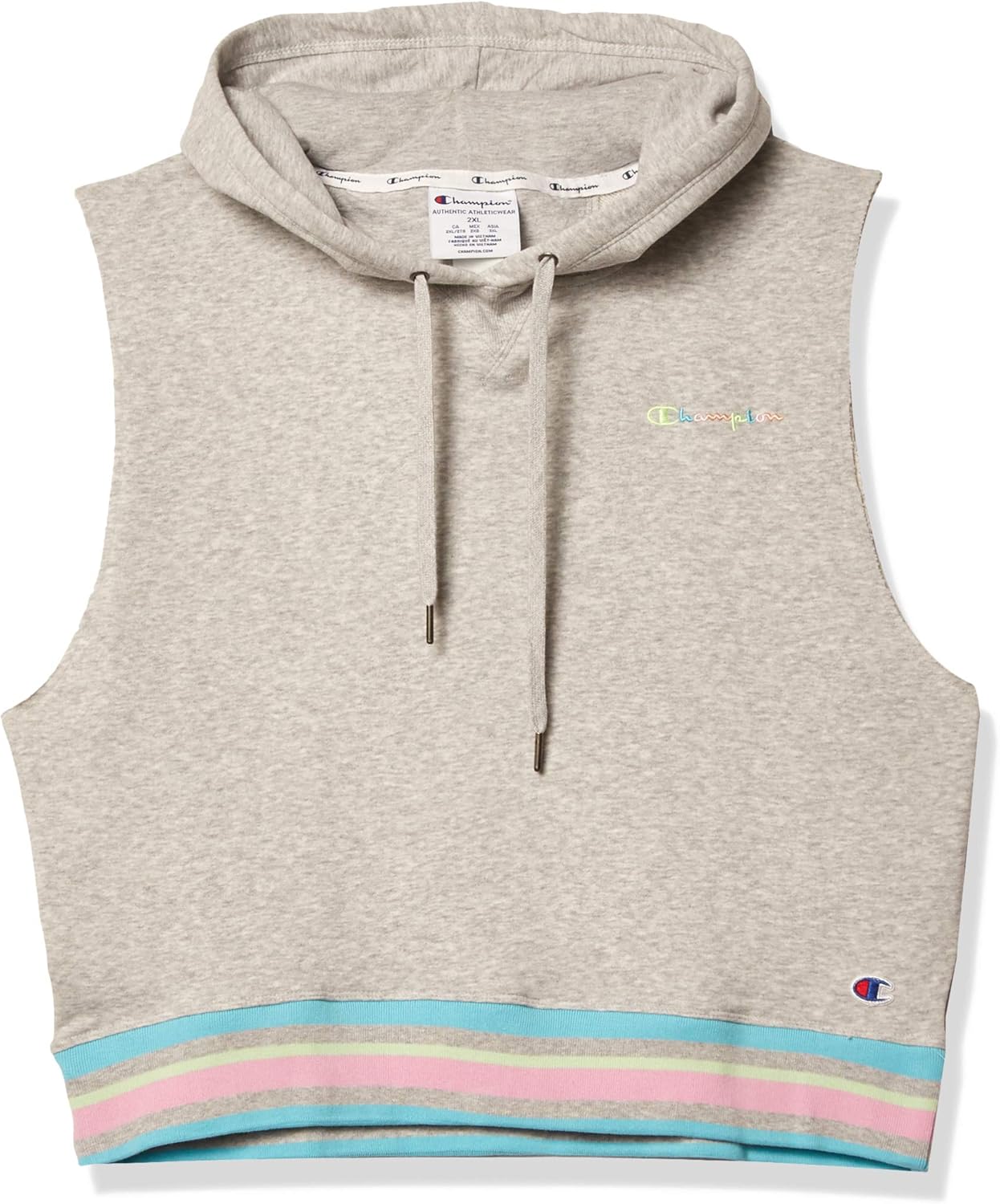 Sleeveless champion hoodie Clearance