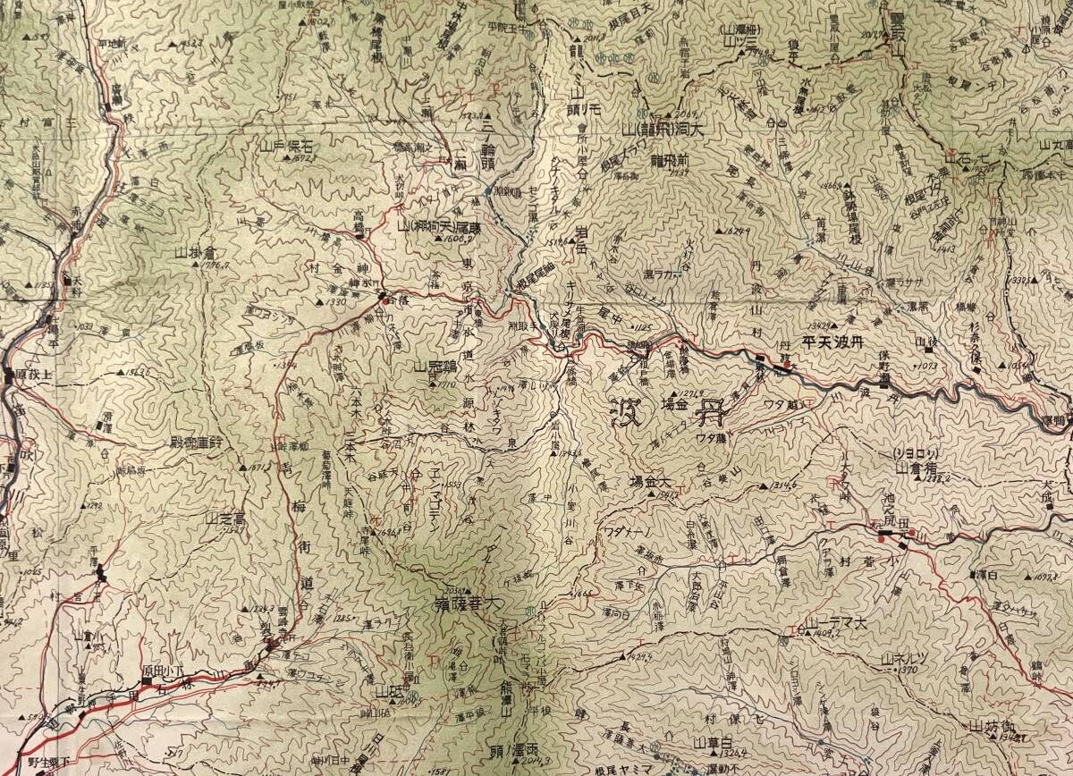 Amazon.co.jp: 60519YN古地図『大秩父山岳図』1舗 7万5千分の1