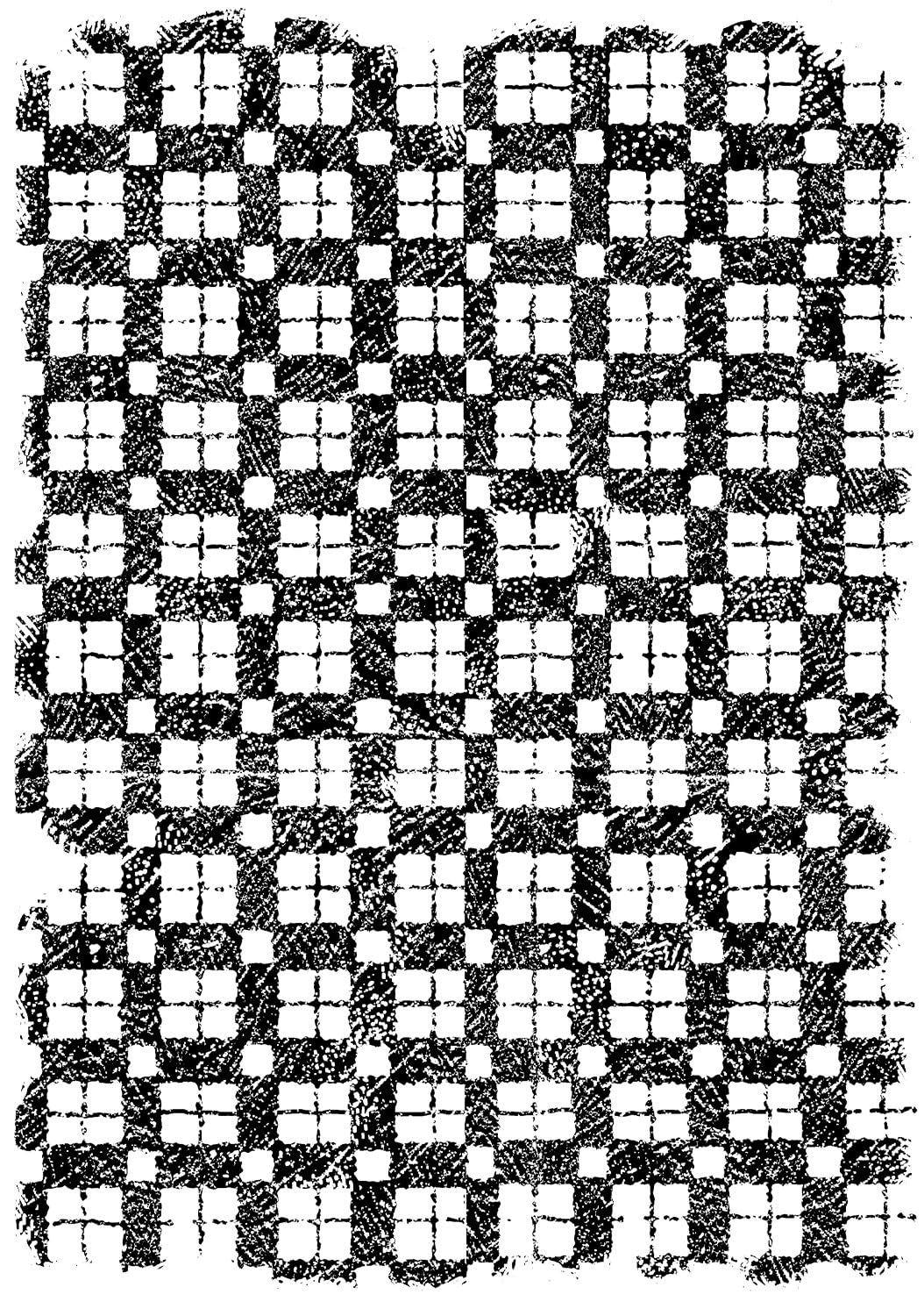 Woodware Clear Singles Faded Gingham 4 in x 6 in Stamp Set, Photopolymer, 4 x 6 in