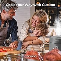 Vista 2 de CUCKOO Micom - Olla arrocera de 3 tazas sin cocer / 6 tazas cocidas con olla interior antiadherente, pequeña arrocera con 8 opciones de menú, Gris